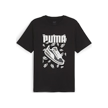 Puma Graphics Sneaker Tee Erkek T-shirt-siyah