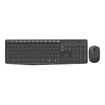 Logitech MK235 Q Kablosuz Usb Siyah Multimedya Klavye/Mouse Set 920-007925