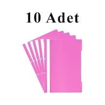 A4 Pembe Telli Dosya 1 Paket 10 Adet