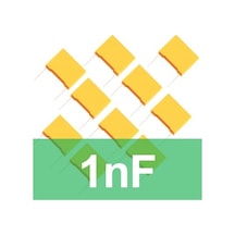 1Nf Polyester Kondansatör (10 Adet) Film Kapasitör