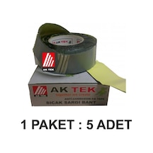 Ak Tek Sıcak Sargı Bant M Doğalgaz Boru İzalasyon Paket 5 Li