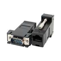 Hubrendy Sh Powermaster Vga Extender Rj45 Cat5/cat6/cat7 Uzatıcı Çevirici 2'li Paket 0