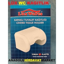 Lüxwares Wc Kağıtlık Kapaklı Plastik Wc Kağıtlığı