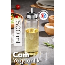 Vienev Borosilikat Pratik Cam Yağlık Sirkelik 500 Ml