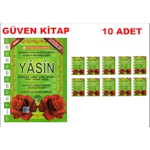 Haktan Yayınları Ortaboy 41 Yasin-i Şerif Yeşil 10 Adet