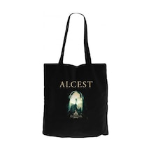 Alcest Les Voyages De lâme Siyah Kanvas Bez Çanta Siyah