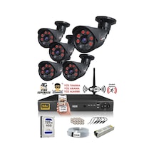 IDS DS-2015HD-SET5-320-BLACK 5 Kameralı 1080P Full HD 5 MP Sony Lensli Kamera Seti - 2015