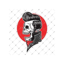 Skl38 Elvis Sacli Kurukafa Sticker