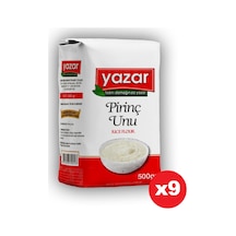 Yazar 500gr Pirinç Unu 9 x 500 G