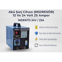 Akü Şarj Cihazı Redresör 12 ve 24 Volt 25 Amper