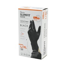 Reflex Slimfit Glove Kod-031 L-xl Siyah Pudrasız Muayene Eldiven 100lü 4915