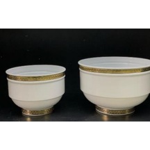 Vz-36 2 Li Versaj Beyaz Gold Vazo Seti 18,5-16,5 Cm 28 Cm Çap Dekoratif Modern Şık Salon Vazo Altın Vz-36 2 Li Versaj Beyaz Gold Vazo Seti 18,5-16,5 Cm 28 Cm Çap Dekoratif Modern Şık Salon Vazo Altın