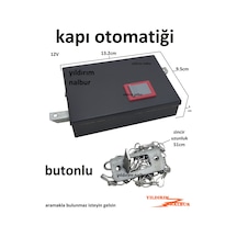 Dış Kapı Otomatiği Düğmeli Zincirli Set 12v Kapı Otomatik Butonlu