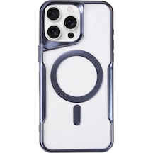 Apple iPhone Uyumlu  14 Pro Kılıf Boyi Magsafe Silikon Kapak -  Lacivert