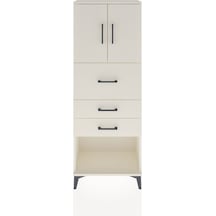 Arges Dolap 2 Raflı 3 Çekmeceli 2 Kapaklı 60x30x163 Aytaşı-aytaşı Aytası