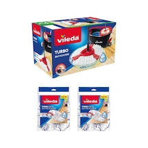 Vileda Turbo 2in1 Temizlik Seti + 3in1 Yedek Paspas
