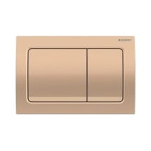 Geberit Alpha30 115.055.qa.1 Kumanda Paneli, Çift Basmalı, Mat Bronz Renkli