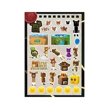 Renkli Ve Eğlenceli Sticker Seti, Suya Dayanıklı Ve Eğlenceli Abanoz