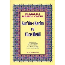 Kuranı Kerim Ve Yüce Meali Orta Boy Sarı - Qhdh-759713