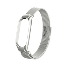 Xiaomi Mi Band 7 Uyumlu Krd-01 Metal Zore Kordon-siyah