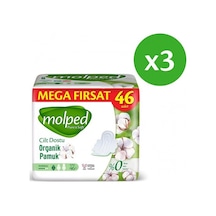 Molped Pure Soft Hijyenik Ped Normal Süper Mega Paket 46 Lı X 3 PKT.MOLPED.034
