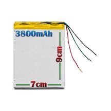 Typbat-Tb-070 3800Mah 3.7V Batarya Pil - 3 Kablolu