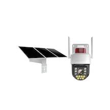 4g Simkartlı Dev Güneş Panelli 60 W Sirenli Sd Dstekli