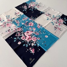 Vissona Twill İpek Eşarp Ipk4204-27292 Çok Renkli