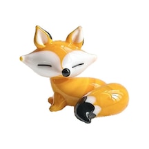 Sevimli Tilki Mini Cam Figür