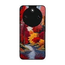 Honor Magic 8 Lite 5g Kılıf Kamera Lens Korumalı Desenli Silikon Üstün Koruma Pazarplus Ağaçlar
