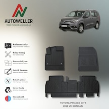 Toyota Proace City 2019 Sonrası Uyumlu Havuzlu Oto Paspas