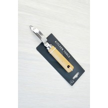 Nishev Bambu Saplı Metal Soyacak