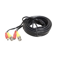 Powermaster Bnc-Bnc Kablo+Power Kablo Dişi-Erkek Jacklı 10 Metre