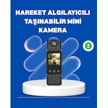 Mey İthalat Mini Kamera 1080p Full Hd Döner Lens Taşınabilir