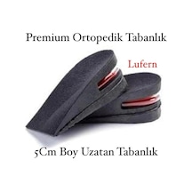 Premium Boy Uzatan Tabanlık 5 Cm Gizli Topuk Yüksek Taban Gizli Boy Uzatıcı Konforlu Ortopedik