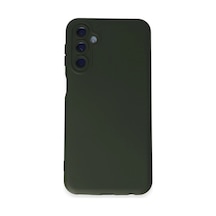 Ilkeshop Newface Samsung Galaxy M34 5g Kılıf Nano İçi Kadife Silikon - Koyu Yeşil