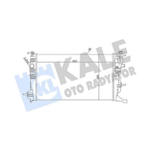 Kale 351030 Motor Su Radyatörü - Renault Megane 3 2009-2015 1.4 Tce Manuel Şanz. 214100002r - 214105150r - 214105378r - 214106387r - 214761077r - 214768557r