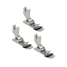 Sanayi Dikiş Makinası Şifon Kenar Kıvırma Ayağı 1-2-3mm 3lü Set