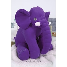 Uyku Arkadaşım Fil Mor 60 cm. Jumbo Boy