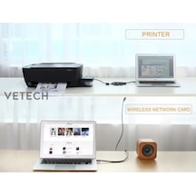 Vetech Usb Uzatma Kablosu Yazıcı/usb Bellek/kablo Uzatıcı 1.5 Metre