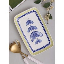 The Mia Palma Dikdörtgen Servis Tabağı 31x20 Cm Çok Renkli The Mia Palma Dikdörtgen Servis Tabağı 31x20 Cm Çok Renkli