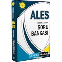 ALES Soru Bankası- Pegem Akademi Yayıncılık