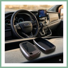 Bşkvirgo Ford Custom Uyumlu Smart 3 Buton Silikon Oto Anahtar Kumanda Kabı Kılıf Gri Bsk2026