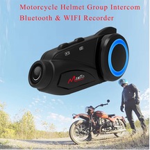 Kask Bluetooth Kulaklık Motosiklet Maxto M3 Kameralı Intercom