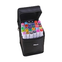 Xiyyadms 30 Renkli Çift Uçlu Kalem - Su Geçirmez, Hızlı Kuruyan Sanat Markerları İle Çizim Ve Yazı İçin Taşıma Çantası Hediyelik Diğer