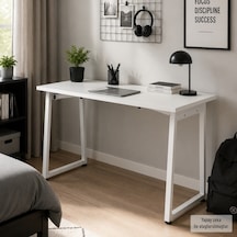 Vilinze Biga Sabit Mdf Metal Ayak Çalışma Ofis Masası