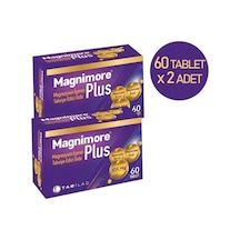 Magnimore Plus Magnesium Içeren Takviye Edici Gıda 60Tb 2 Adet Magnimore Plus Magnesium Içeren Takviye Edici Gıda 60Tb 2 Adet