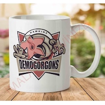 1-1445 Hawkins Demogorgons Stranger Things İki Tarafı Baskılı Kupa Bardak.jpg Çok Renkli