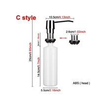300 Ml Abs Kafa Lavabo Sabunluk Sıvı Sabun Şişesi Elle Basarak Sabun Losyon Dispenseri Mutfak Aksesuarları 300 Ml