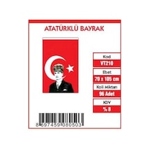 Vatan Vt210 70X105Cm Atatürklü Bayrak